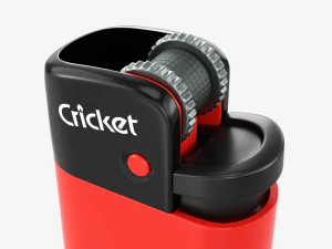 Cricket Flint Pocket Lighter 03 3D Model