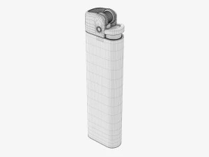 Cricket Flint Pocket Lighter 03 3D Model
