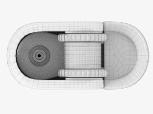 Cricket Flint Pocket Lighter 03 3D Model