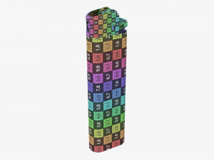 Cricket Flint Pocket Lighter 03 3D Model
