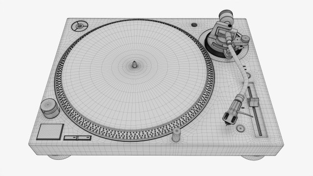 Direct Drive Turntable 3D Модель In Аудио 3DExport
