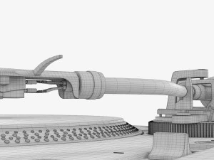 Direct Drive Turntable 3D Model