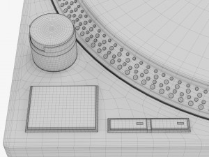 Direct Drive Turntable 3D 모델