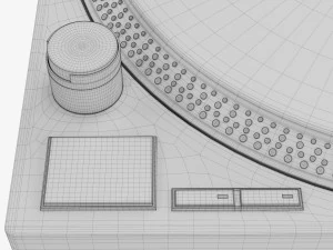 Direct Drive Turntable 3D Model