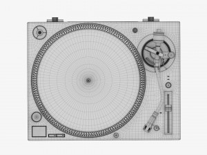 Direct Drive Turntable 3D 모델