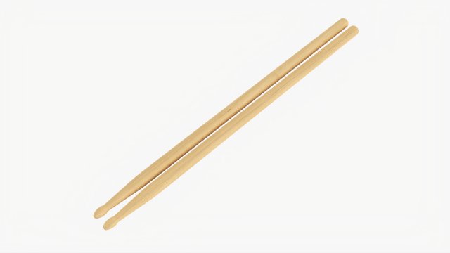 Drumsticks Modelo 3D .c4d .max .obj .3ds .fbx .stl .blend 