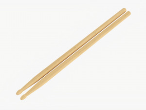 Drumsticks 3D Model