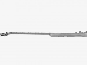Electric 4-String Bass Guitar 01 V2 3D Model