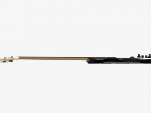 Electric 4-String Bass Guitar 02 Black Modèle 3D