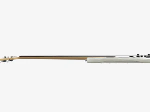 Electric 4-String Bass Guitar 02 White 3D Model