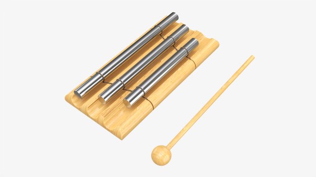 Energy Chimes 3D Model .c4d .max .obj .3ds .fbx .stl .blend 