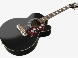 Epiphone J-200 EC Studio Acoustic Guitar With Pickup Modèle 3D