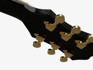 Epiphone J-200 EC Studio Acoustic Guitar With Pickup 3D Model