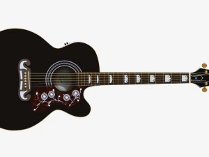 Epiphone J-200 EC Studio Acoustic Guitar With Pickup 3D Model