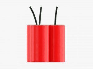 Fireworks Firecracker 01 3D Model