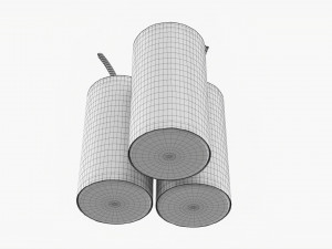 Fireworks Firecracker 01 3D Model