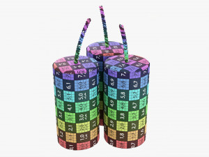 Fireworks Firecracker 01 3D Model