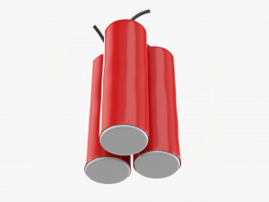 Fireworks Firecracker 02 3D Model