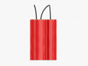Fireworks Firecracker 02 3D Model