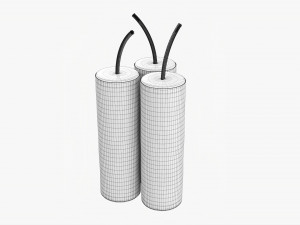 Fireworks Firecracker 02 3D Model