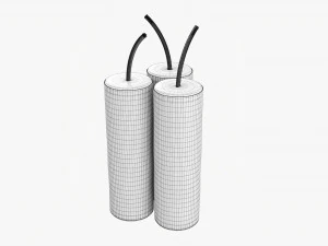 Fireworks Firecracker 02 3D Model