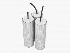 Fireworks Firecracker 02 3D Model
