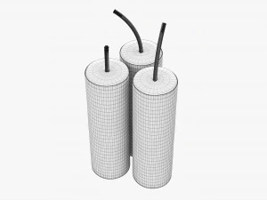 Fireworks Firecracker 02 3D Model