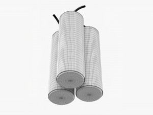 Fireworks Firecracker 02 3D Model
