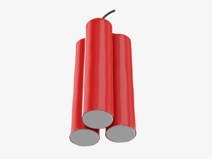 Fireworks Firecracker 03 3D Model