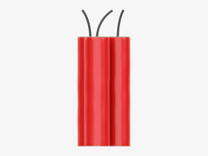 Fireworks Firecracker 03 3D Model