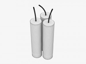 Fireworks Firecracker 03 3D Model
