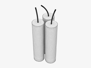 Fireworks Firecracker 03 3D Model