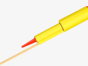 Razzo pirotecnico 01 Modello 3D