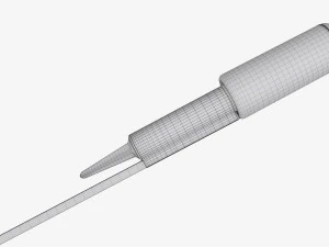 Razzo pirotecnico 01 Modello 3D