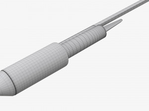 Fireworks Rocket 01 3D Модель