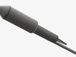Razzo pirotecnico 01 Modello 3D