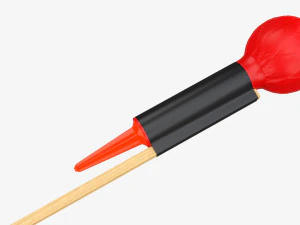 Fireworks Rocket 02 3D Model