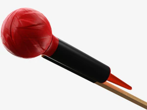 Fireworks Rocket 02 3D Model