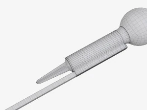 Fireworks Rocket 02 3D Model