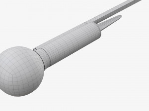 Fireworks Rocket 02 3D Модель