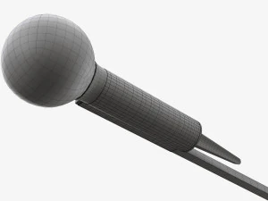 Fireworks Rocket 02 3D Model