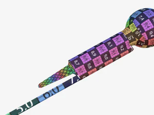 Fireworks Rocket 02 3D Model