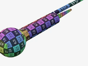 Fireworks Rocket 02 3D Model