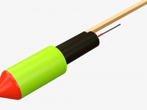 Fireworks Rocket 03 3D Модель