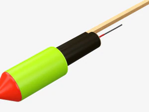 Foguete de fogos de artif&iacute;cio 03 Modelo 3D