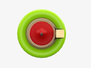 Foguete de fogos de artif&iacute;cio 03 Modelo 3D