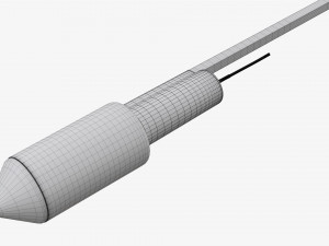 Fireworks Rocket 03 3D Модель