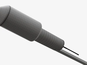 Foguete de fogos de artif&iacute;cio 03 Modelo 3D