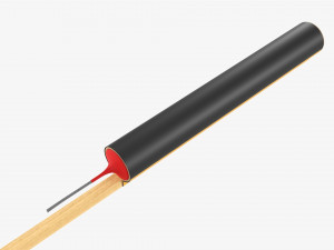 Fireworks Rocket 04 3D Model