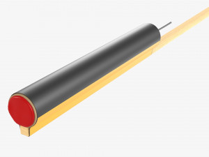 Fireworks Rocket 04 3D Model